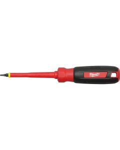 MLW48-22-2252 image(0) - Milwaukee Tool #2 Square - 4" 1000V Insulated Screwdriver