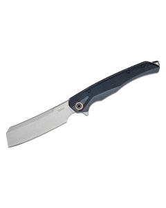 KER2078 image(0) - Kershaw Strata-Cleaver Manual Open Frame Lock Cleaver Blade EDC Folding Pocket Knife - Black