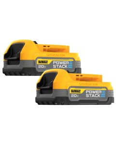 DeWalt 20V MAX POWERSTACK COMPACT BATTERY 2 PACK