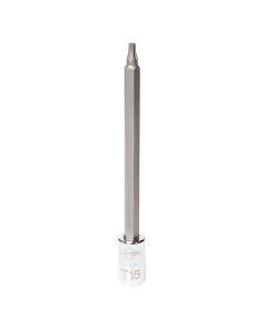 MAY16414 image(0) - Mayhew Mayhew T15 Torx&reg; Medium Insert Socket Bit, 1/4-Inch Drive