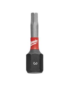 Milwaukee Tool SHOCKWAVE Impact Hex 3 MM Insert Bits (Bulk 25)