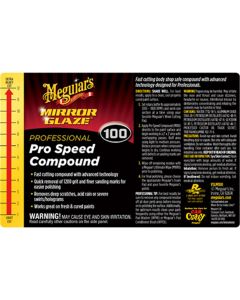 Meguiar's Automotive Secondary Label for Compound