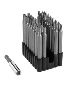 TIT16333 image(0) - Titan 33 pc. 3 in. Security Bit Set