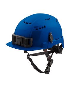 MLW48-73-1324 image(0) - Milwaukee Tool BOLT Blue Front Brim Vented Safety Helmet (USA) - Type 2, Class C