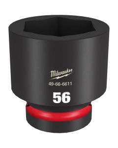 Milwaukee Tool SHOCKWAVE Impact Duty  1"Drive 56MM Standard 6 Point Socket