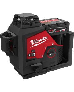 MLW3632-21 image(0) - Milwaukee Tool M12 Green 360 Degree 3-Plane Laser Kit