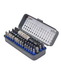 WIH76868 image(0) - Wiha Tools 61 Piece TerminatorBlue GoBox Bit Set - 1 Inch