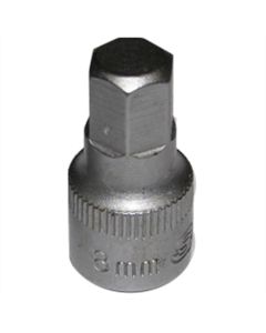 VIMSHM408 image(0) - VIM Tools 8 mm Hex One Piece Drive Bit, 1/4 Inch Square Drive