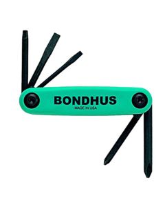 BND12543 image(0) - Bondhus Corp. 5pc Set Utility Fold-up #1Ph,