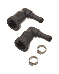 S.U.R. and R Auto Parts 3/8"-3/8" 90 DEGREE PUSH QUICK CONNECT (2)