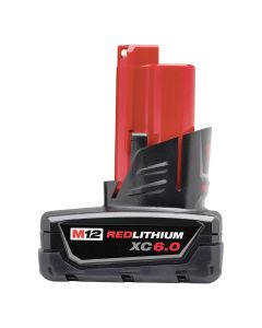 MLW48-11-2460 image(0) - Milwaukee Tool M12 REDLITHIUM XC6.0 Battery