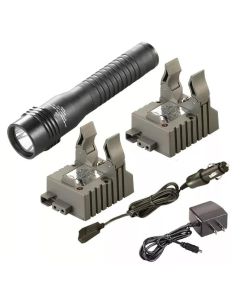 STL74752 image(0) - Streamlight Strion LED HL Rechargeable Flashlight 120V/100V AC/12V DC &hyphen; 2 Holders- Black