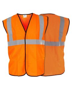 SAS692-1211 image(0) - SAS Safety Class-2 Hi-Viz Orange Safety Vest, XXL