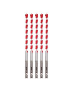 MLW48-20-9162 image(0) - Milwaukee Tool 1/4" x 4" x 6" SHOCKWAVE Impact Duty Carbide Hammer Drill Bits - Bulk 5 PK