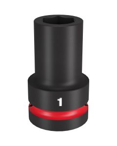 MLW49-66-6504 image(0) - Milwaukee Tool SHOCKWAVE Impact Duty  1"Drive 1" Deep 6 Point Socket