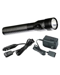 STL75430 image(0) - Streamlight Stinger LED HL 800 Lumen Rechargeable Flashlight - 120V AC/12V DC - 2 holders Smart Charge - Black