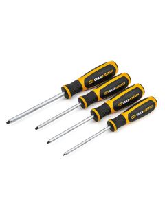 KDT80065H image(0) - GearWrench 4 Pc. Square Dual Material Screwdriver Set