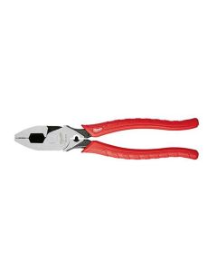 MLW48-22-6100 image(1) - Milwaukee Tool 9" Comfort Grip High Leverage Lineman's Pliers with Crimper