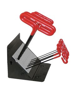 EKL50190 image(2) - Eklind Tool Company HEX KEY SET 10PC SAE THANDLE CUSH GRIP 9IN W/STAND