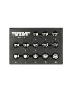 VIMXZN100A image(0) - VIM Tools 13 Piece XZN Driver Set - 3/8 Inch Drive