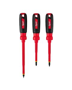 MLW48-22-2202 image(1) - Milwaukee Tool 3 PC 1000V Insulated Screwdriver Set