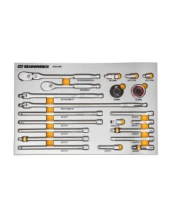 KDTMEGAMOD1268 image(5) - Gearwrench 1268 PC MTS IN MODULAR TRAYS W/STORAGE