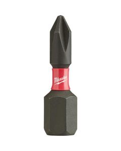 MLW48-32-4711 image(0) - Milwaukee Tool SHOCKWAVE Impact Phillips #1 Insert Bits (Bulk 25)