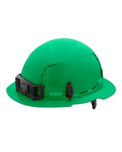 MLW48-73-1227 image(0) - Milwaukee Tool BOLT Green Full Brim Vented Hard Hat w/6pt Ratcheting Suspension (USA) - Type 1, Class C