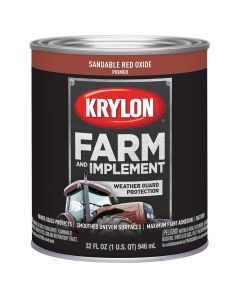 DUP2040 image(0) - Krylon Sandable Red Oxide Primer 32 oz. Quart