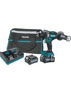 MAKGFD01D image(0) - Makita 40V max XGT&reg; Brushless Cordless 1/2" Driver-Drill Kit, 2-speed, var. speed, L.E.D. Light, bag (2.5Ah)