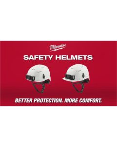 MLW48-73-1330 image(4) - Milwaukee Tool BOLT Black Front Brim Vented Safety Helmet (USA) - Type 2, Class C