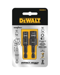 DWTDWADEND-2 image(0) - DeWalt DEWALT 2PC REVERSIBLE NUT DRIVER SET