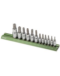 TIT16121 image(0) - TITAN 12-PC TAMPER RESISTANT TORX BIT SET