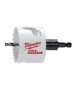 Milwaukee Tool 2-1/2" Hole Dozer Bi-Metal Hole Saw with Arbor