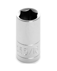 WLMW36010 image(0) - Wilmar Corp. / Performance Tool 1/4'' Dr 6pt Std. Socket 5/16"