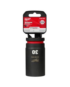 MLW49-66-6405 image(0) - Milwaukee Tool SHOCKWAVE Impact Duty  3/4"Drive 30MM Deep 6 Point Socket