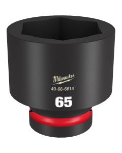 MLW49-66-6614 image(0) - Milwaukee Tool SHOCKWAVE Impact Duty  1"Drive 65MM Standard 6 Point Socket