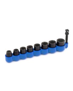 TIT48201 image(0) - TITAN 9 pc. 3/8" Drive Metric Impact Socket Set