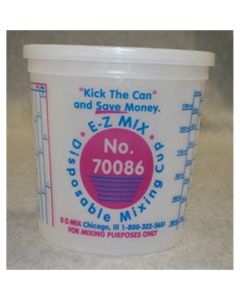 EZX70086 image(1) - E-Z Mix 2 1/2 QUART DISPOSABLE MIXING CUPS 25/BOX