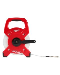 MLW48-22-5310 image(0) - Milwaukee Tool 100m/330ft Fiberglass Open Reel Long Tape Measure