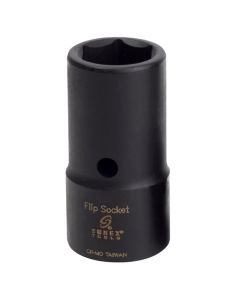 SUN2713 image(0) - Sunex 1/2 in. Drive Impact Flip Socket, 21