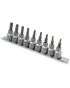 TIT16171 image(0) - TITAN 9-PC 3/8" DR STAR SOCKET BIT S