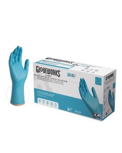 AMXGPNHD68100 image(0) - Ammex Corporation XL GlovePlus HD PF, Textured, Extra Long Nitrile