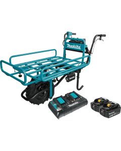 MAKXUC image(0) - Makita 18V X2 Cordless Power-Assisted Flat Dolly Kit