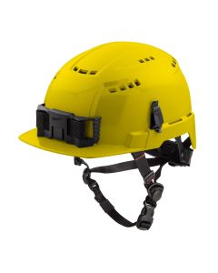 MLW48-73-1322 image(0) - Milwaukee Tool BOLT Yellow Front Brim Vented Safety Helmet (USA) - Type 2, Class C