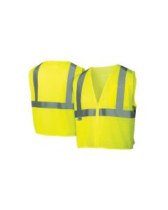 PYRRVZ2110L image(0) - Pyramex Pyramex Safety - Safety Vest - Hi-Vis Lime - Size Small