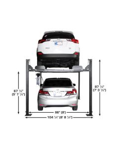 ATEATTD-APEX8-FPD image(5) - Atlas Equipment Apex 8 ALI Certified Hobbyist 8,000 lb. Capacity 4-Post Lift