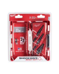 MLW48-89-9254 image(0) - Milwaukee Tool SHOCKWAVE Impact Duty  3PC KIT (#1, #2, #4)