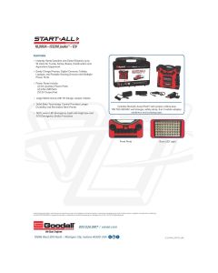 GDLJP-12-10000T image(3) - Goodall Manufacturing START-ALL Jump Starter 10,000A 133200 Joules 5S 12V