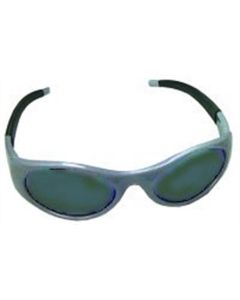 SAS5187 image(0) - SAS Safety Stingers High Impact Safe Glasses, w/ Silver Frames/Shaded Lens